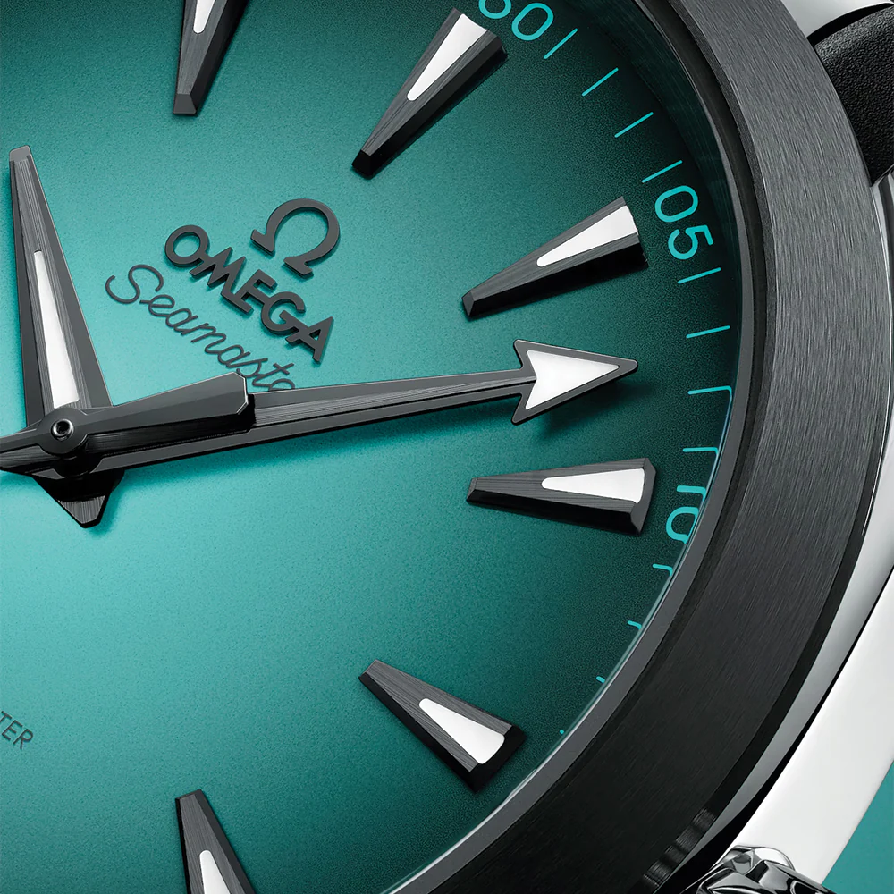 Seamaster Aqua Terra 150M 41mm - Turquoise on Rubber Strap - Image 4