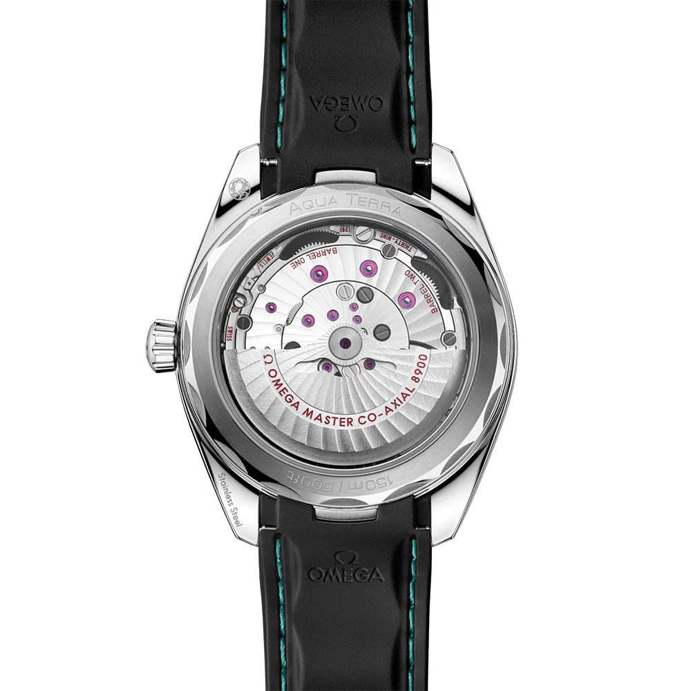 Seamaster Aqua Terra 150M 41mm - Turquoise on Rubber Strap - Image 5