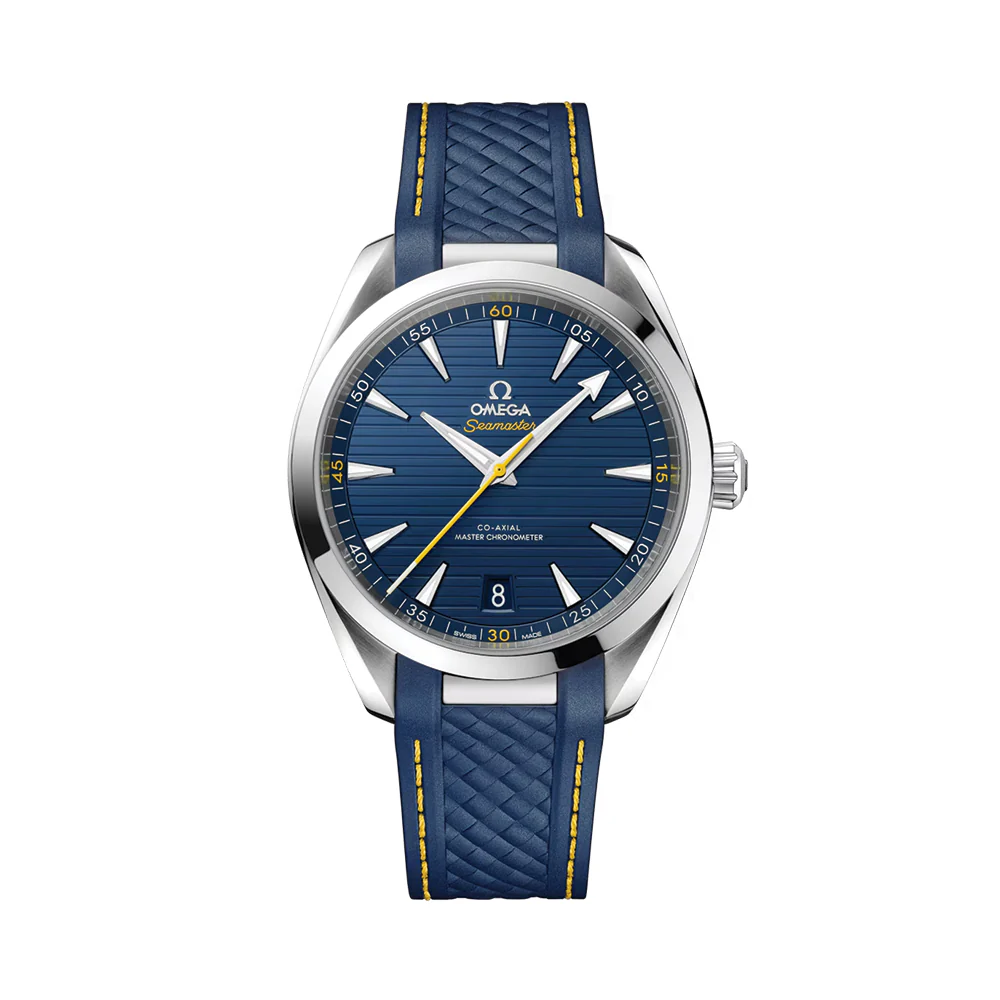 Seamaster Aqua Terra 150M 41mm - Blue on Rubber Strap