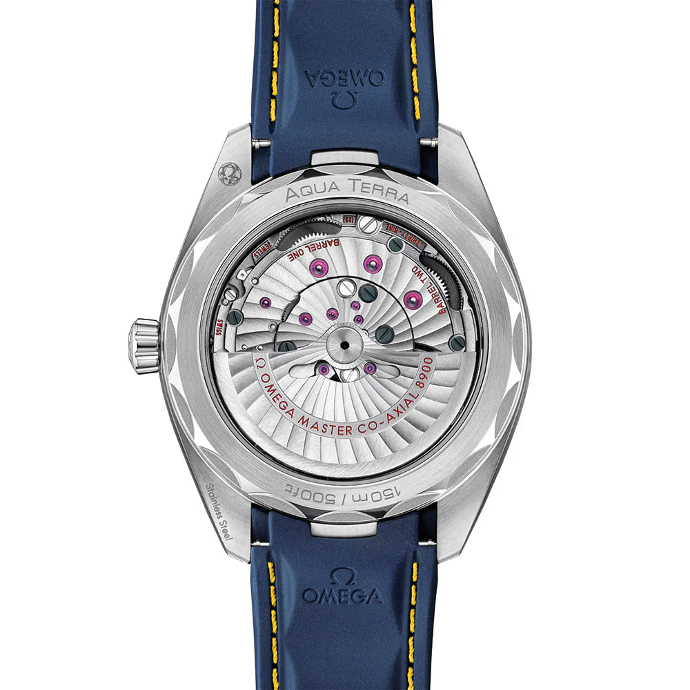 Seamaster Aqua Terra 150M 41mm - Blue on Rubber Strap - Image 2