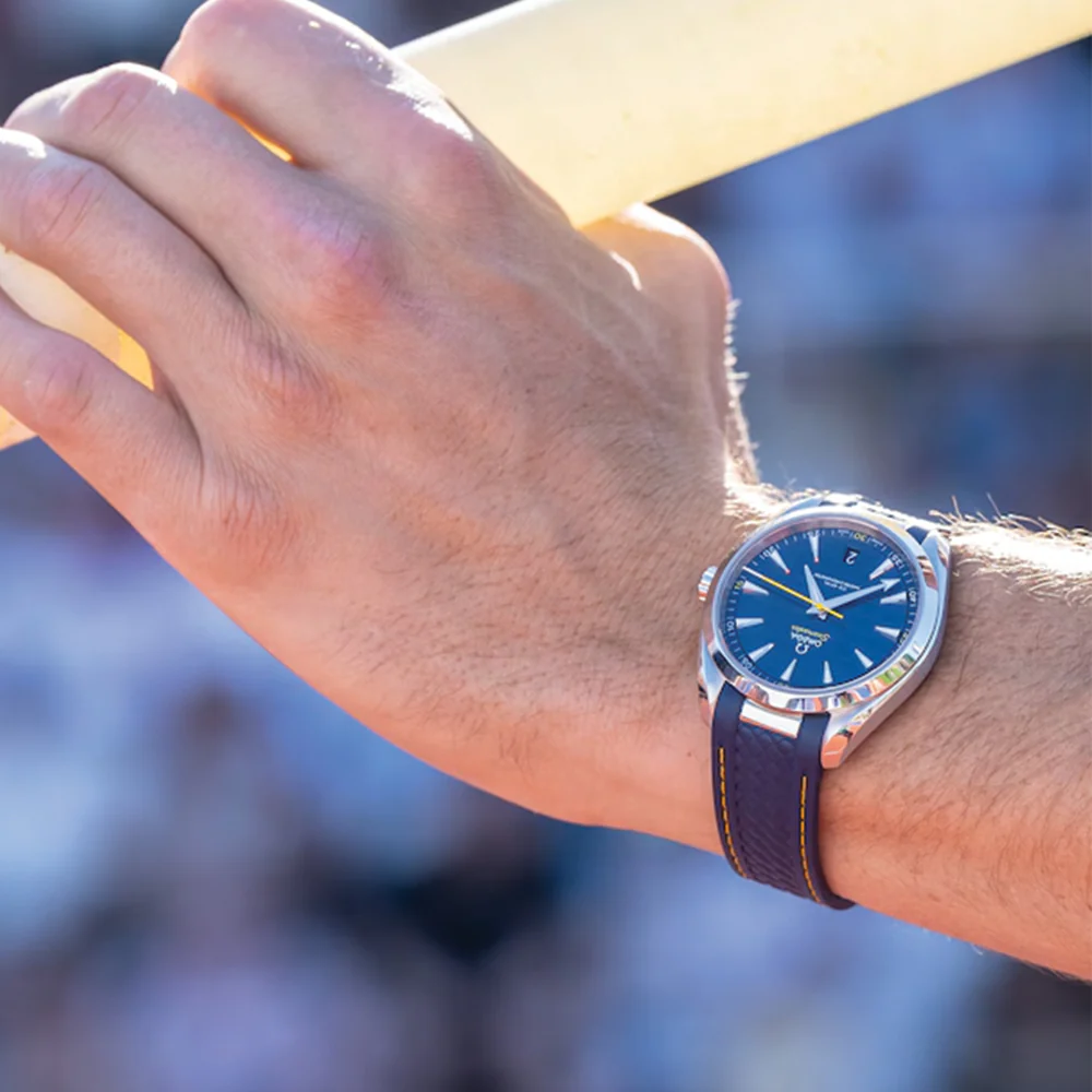 Seamaster Aqua Terra 150M 41mm - Blue on Rubber Strap - Image 3