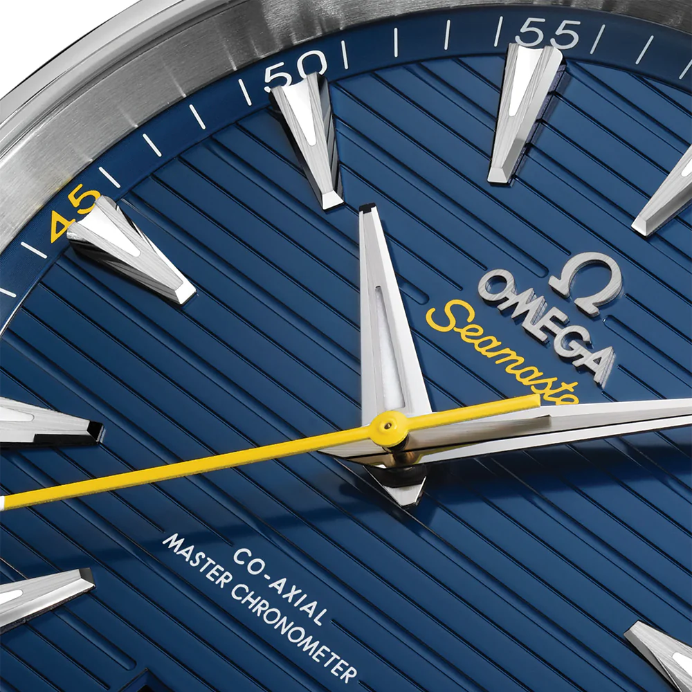 Seamaster Aqua Terra 150M 41mm - Blue on Rubber Strap - Image 5
