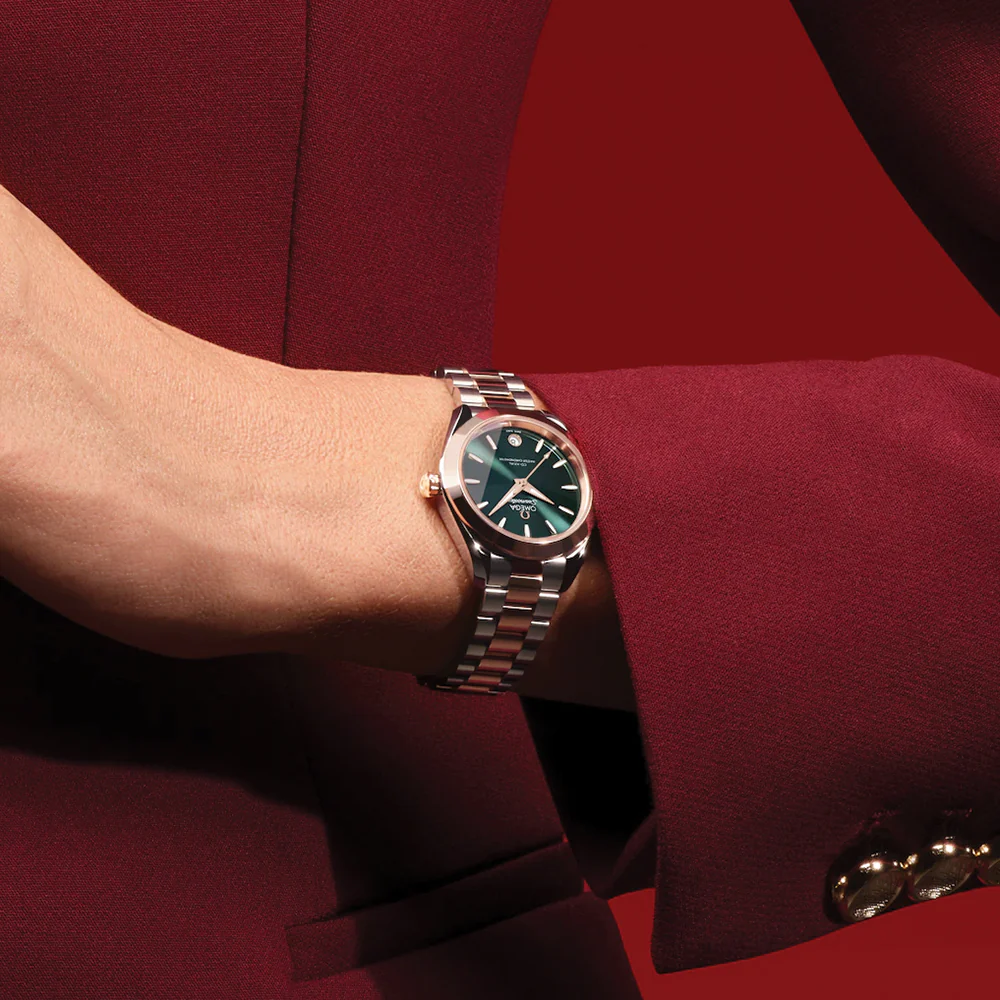 Seamaster Aqua Terra 150M Two-Tone Sedna™ Gold 30mm - Green on Bracelet - Image 3