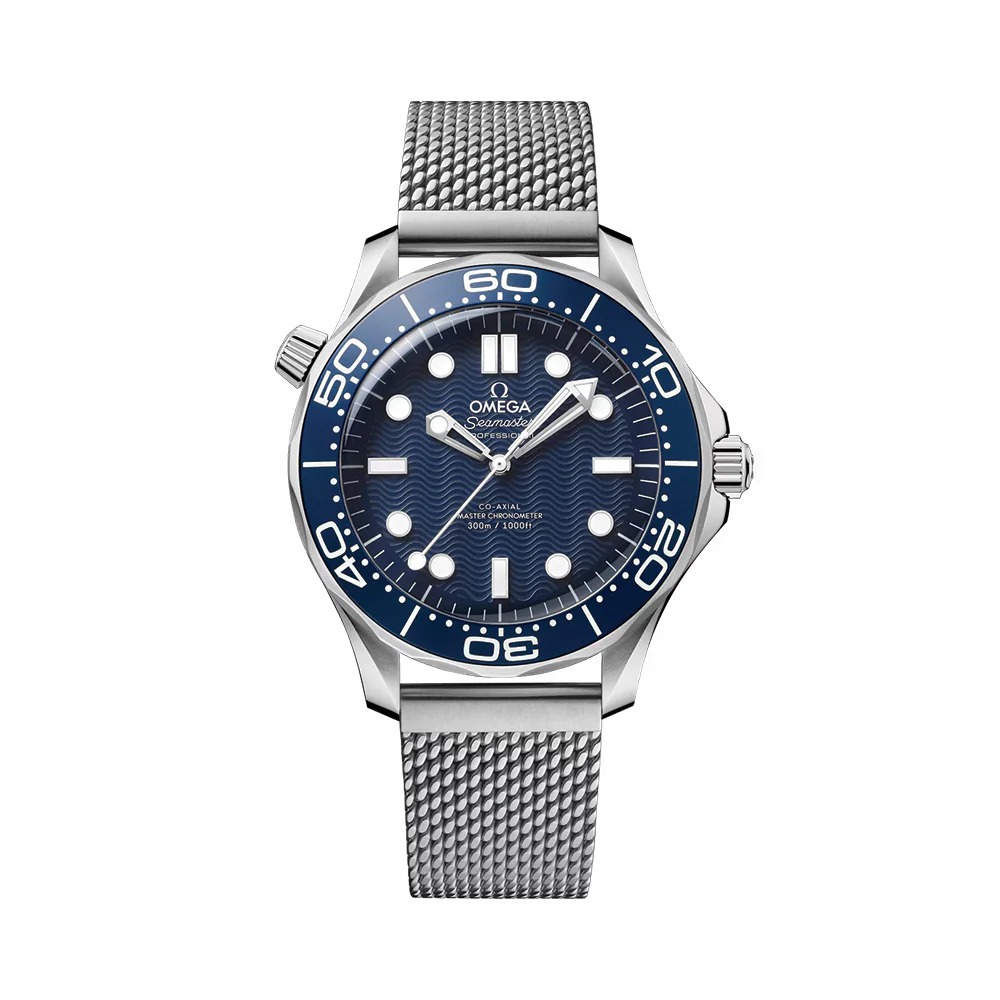 Seamaster Diver 300M James Bond 60th Anniversary Edition 42mm - Blue on Bracelet