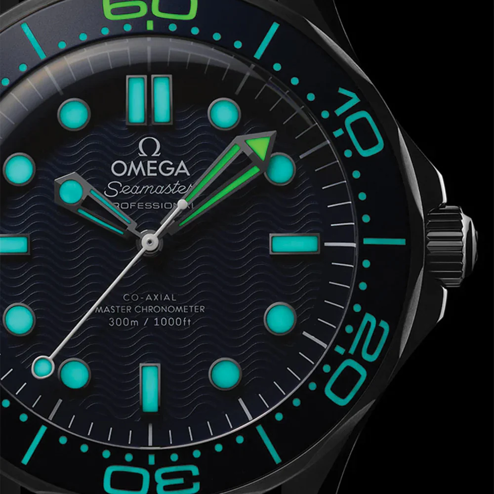 Seamaster Diver 300M James Bond 60th Anniversary Edition 42mm - Blue on Bracelet - Image 3