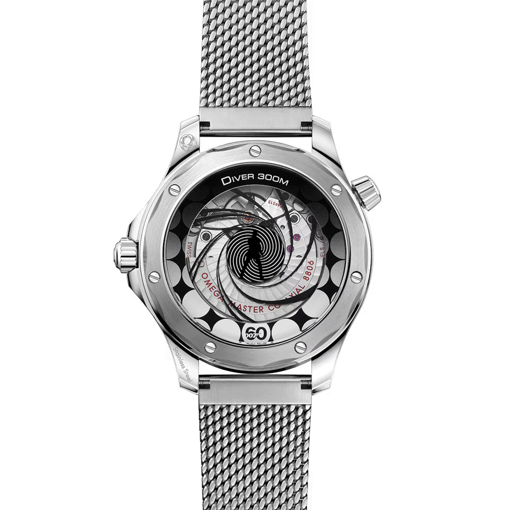 Seamaster Diver 300M James Bond 60th Anniversary Edition 42mm - Blue on Bracelet - Image 5