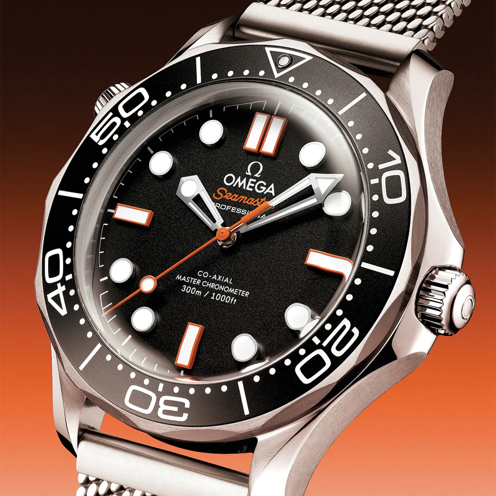 Seamaster Diver 300M 42mm - Black on Mesh Bracelet - Image 2