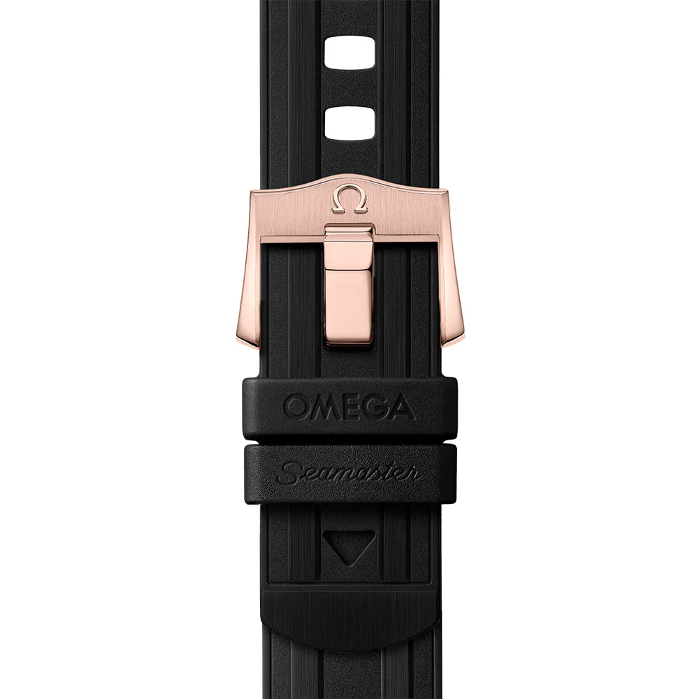 Seamaster Diver 300M Sedna™ Gold 42mm - Black on Rubber Strap - Image 5