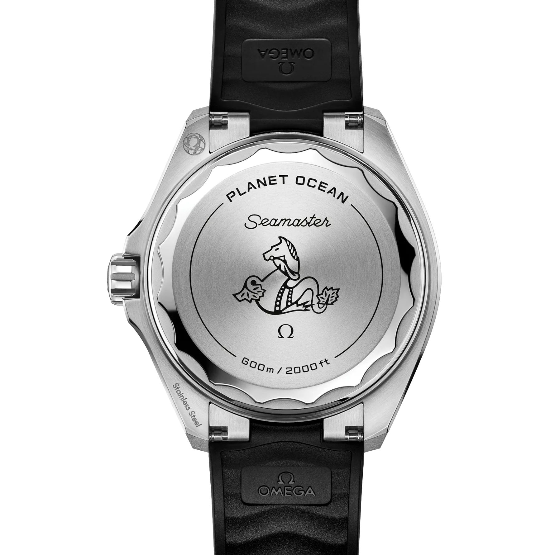 Seamaster Planet Ocean 600M 42mm - Black and Blue on Rubber Strap - Image 4