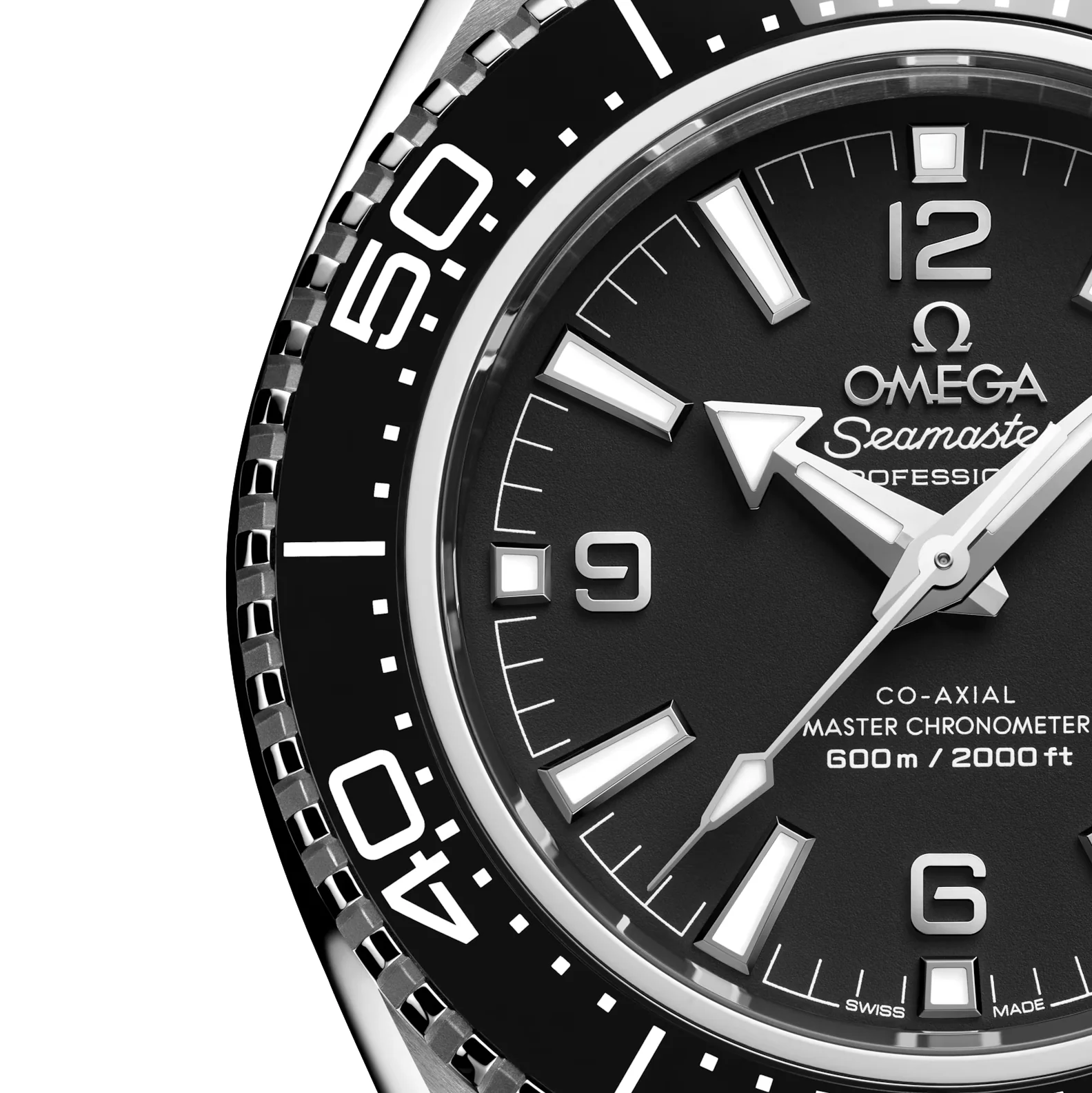 Seamaster Planet Ocean 600M 42mm - Black on Rubber Strap - Image 3