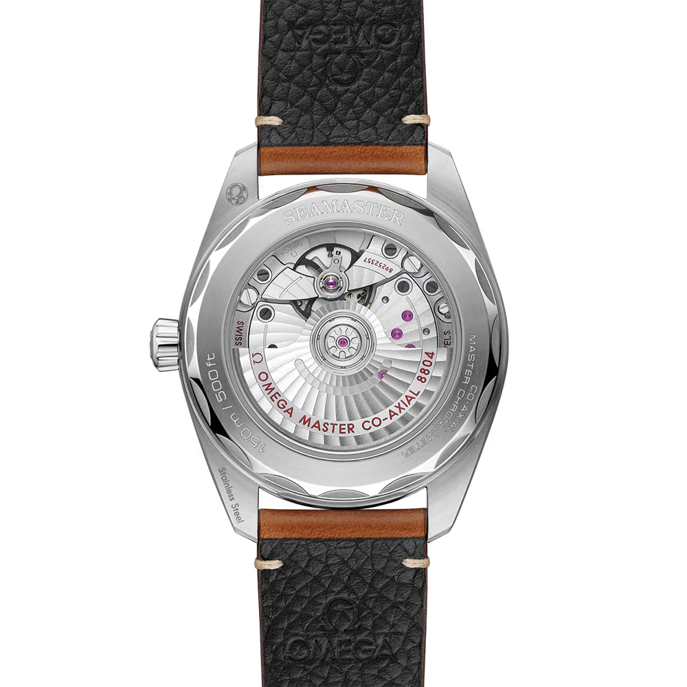 Seamaster Railmaster 38mm - Brown on Leather Strap - Image 5
