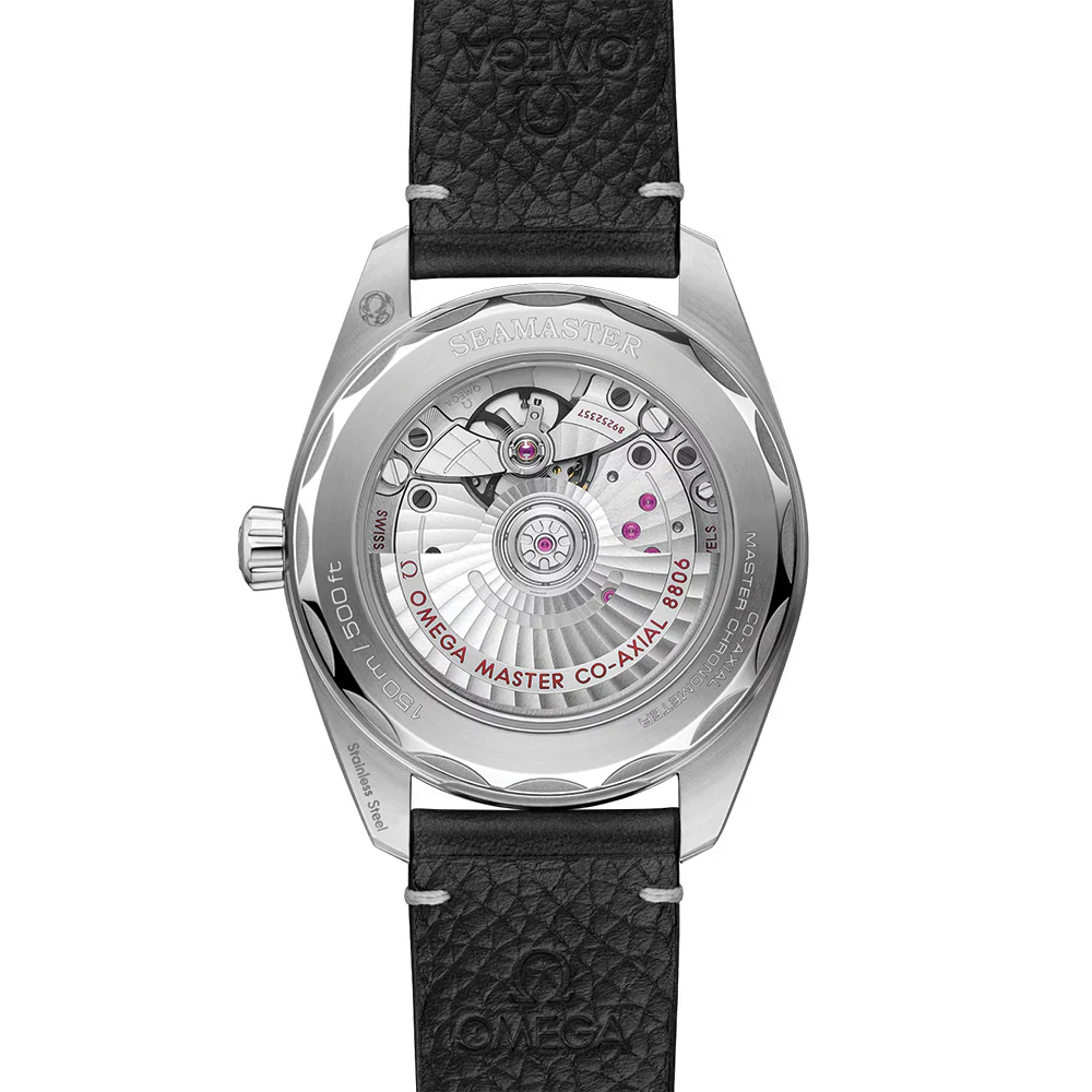 Seamaster Railmaster 38mm - Grey on Leather Strap - Image 4