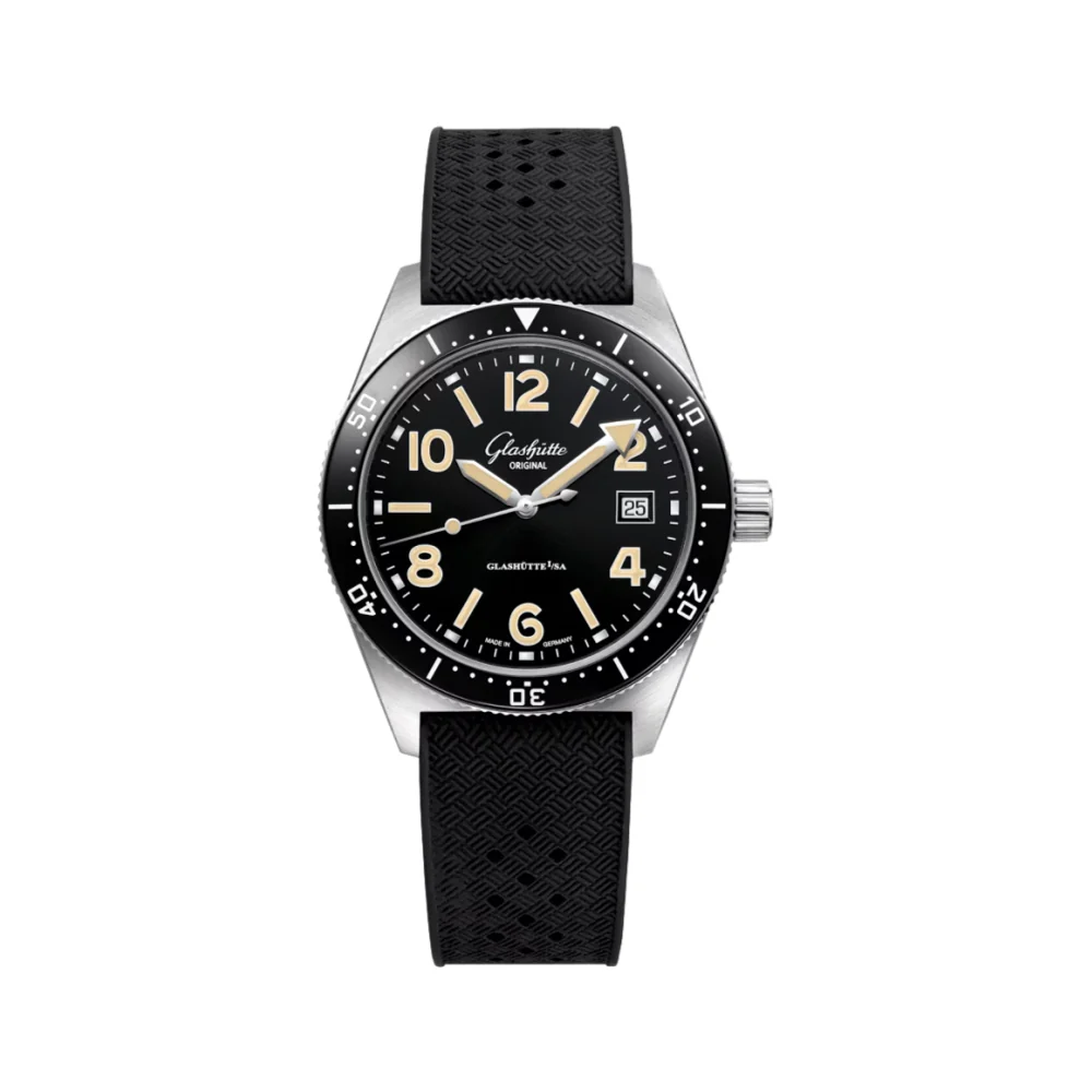 SeaQ Automatic 39.5mm - Galvanized Black on Rubber Strap