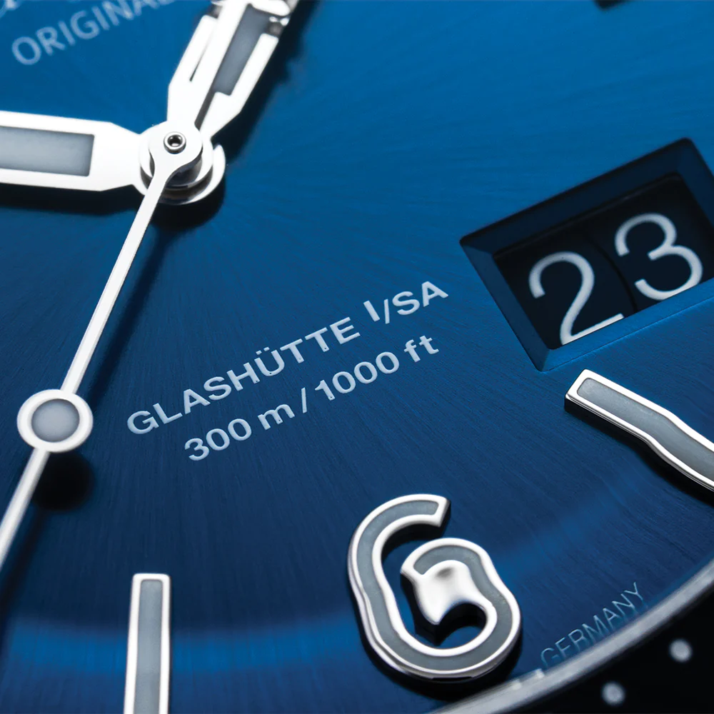 SeaQ Panorama Date 43mm - Galvanized Blue on Bracelet - Image 3