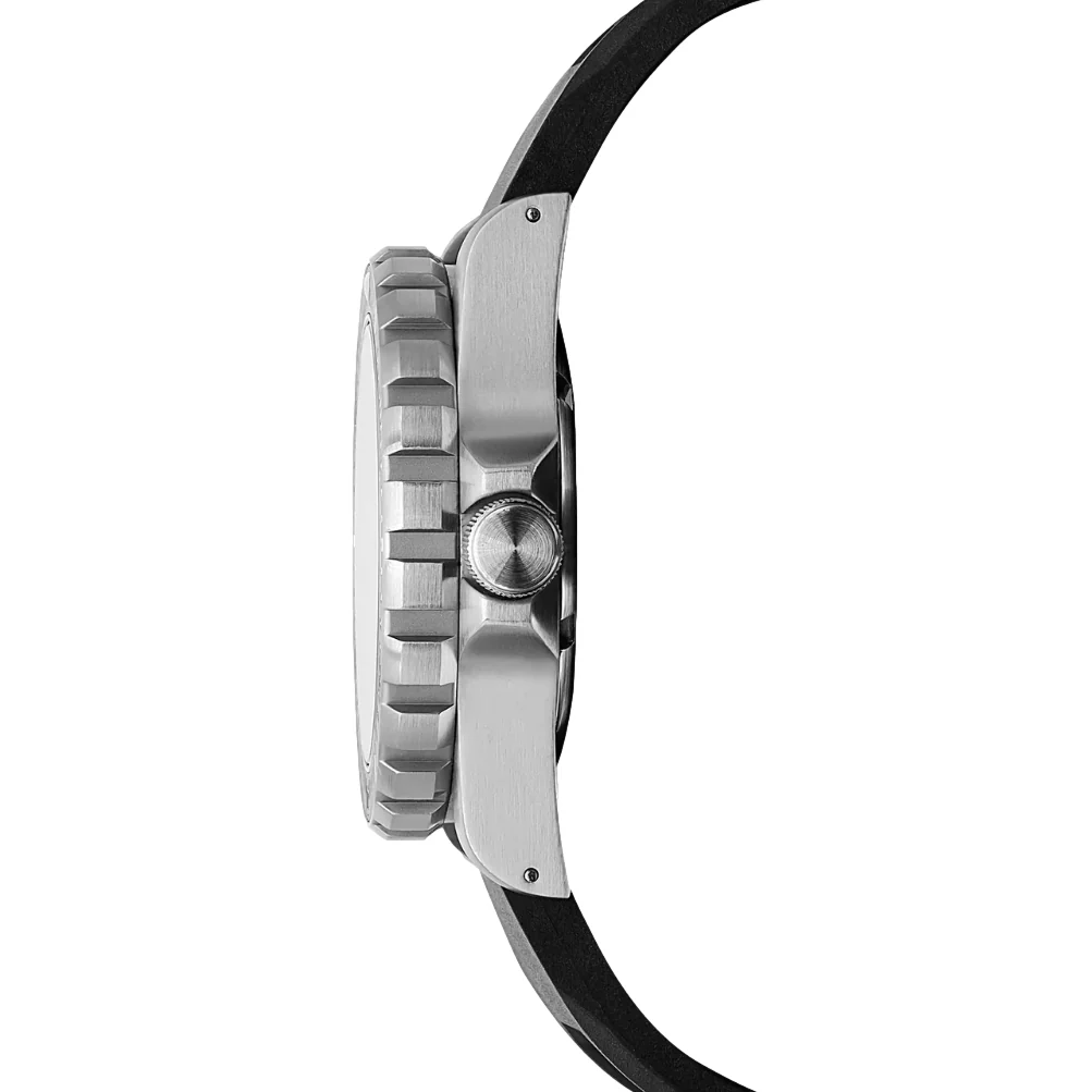 GSAR Diver's Automatic 41mm - Black on Rubber Strap - Image 5