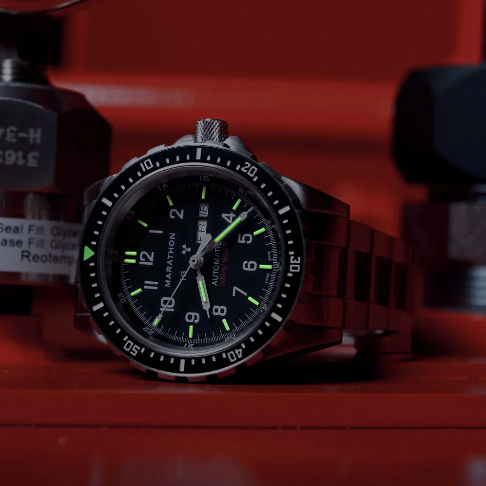 JDD Type II Diver's Automatic 46mm - Black on Bracelet - Image 4