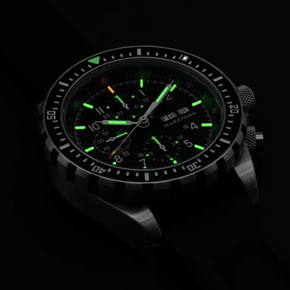 CSAR Pilot's Automatic Chronograph 46mm - Black on Bracelet - Image 5