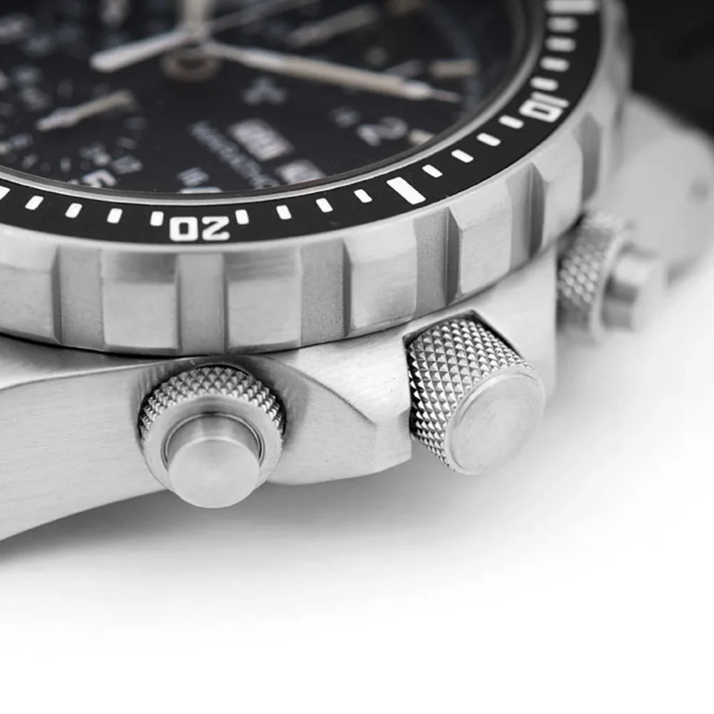 CSAR Pilot's Automatic Chronograph 46mm - Black on Bracelet - Image 6