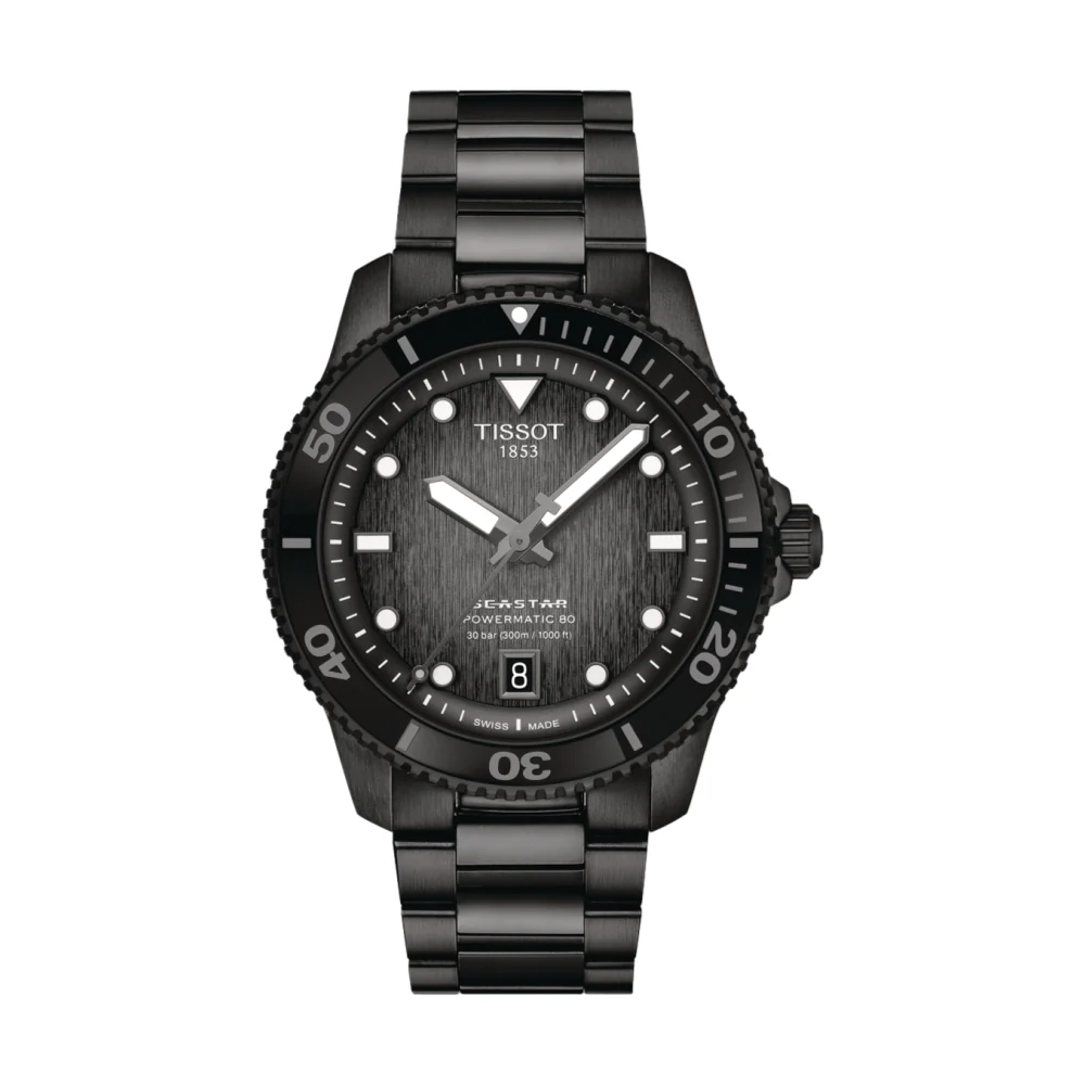 Seastar 1000 Powermatic 80 PVD 40mm - Black on Bracelet