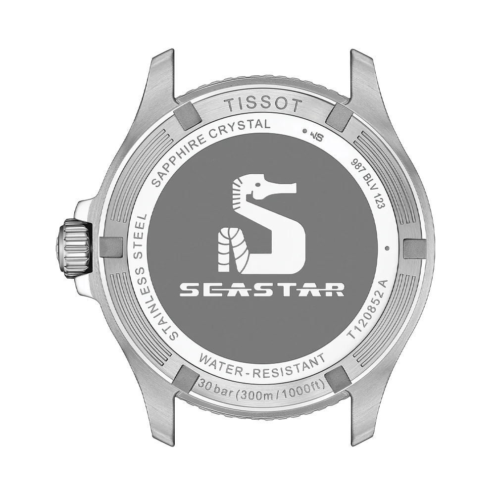Seastar 1000 GMT Quartz 40mm - Black w/ Green/Black Bezel on Bracelet - Image 5