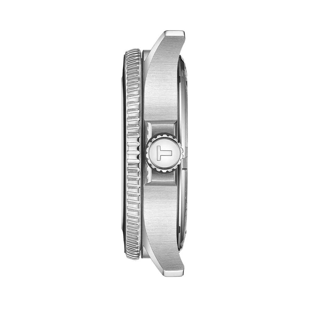Seastar 1000 GMT Quartz 40mm - Black on Rubber Strap - Image 4