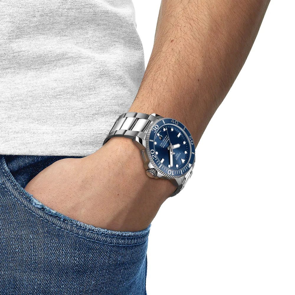 Seastar 1000 Powermatic 80 43mm - Blue on Bracelet - Image 3