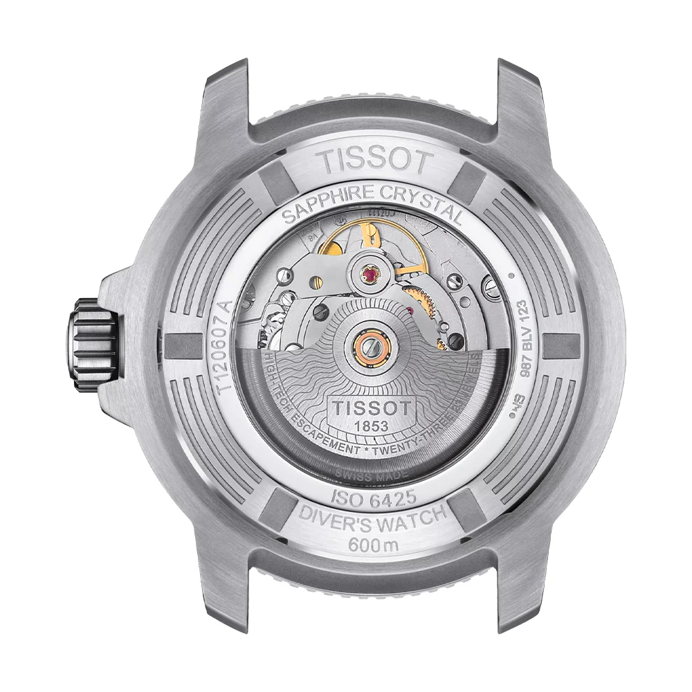 Seastar 2000 Professional Powermatic 80 46mm - Black on Rubber Strap - Image 4