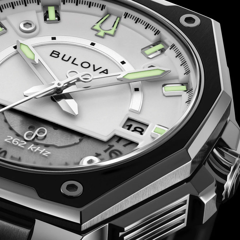 Series X High Precision Quartz Grey Ion Plated 42mm - White on Rubber Strap - Image 2