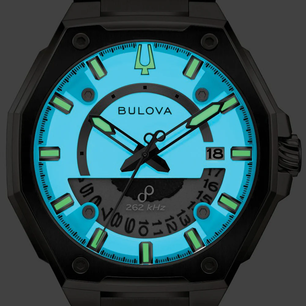 Series X High Precision Quartz Grey Ion Plated 42mm - White on Rubber Strap - Image 3