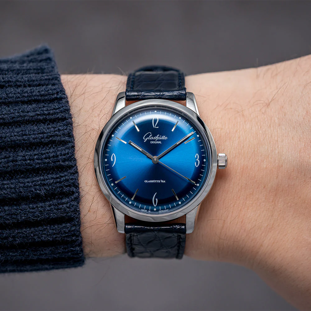 Sixties 39mm - Galvanized Blue on Strap - Image 3