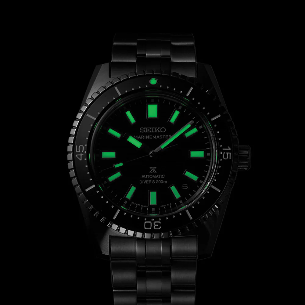 SJE101 Prospex Marinemaster 1965 Heritage Diver 39.5mm - Black on Bracelet - Image 3
