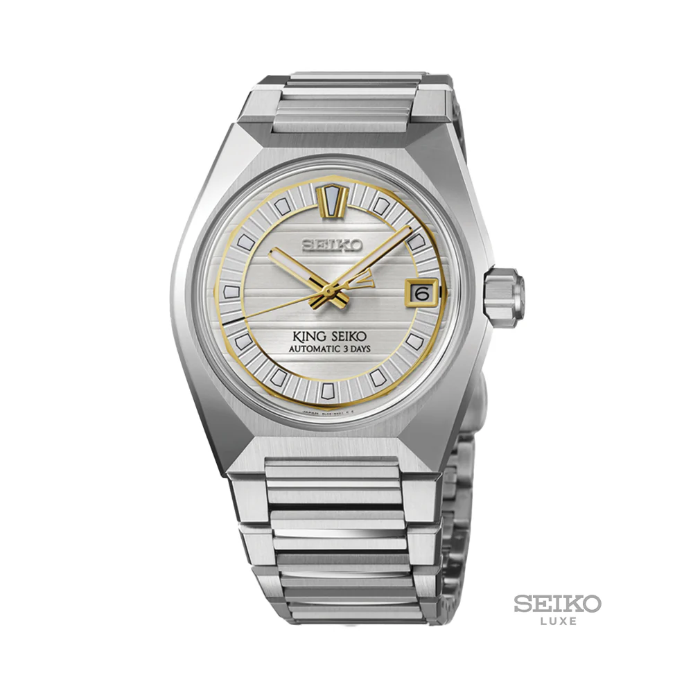 SLA087 King Seiko 41mm - Silver on Bracelet