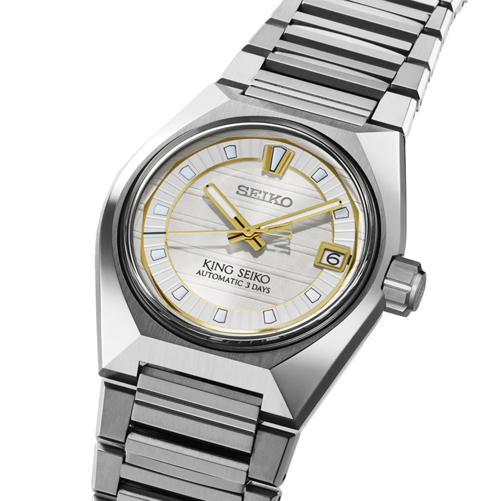 SLA087 King Seiko 41mm - Silver on Bracelet - Image 2