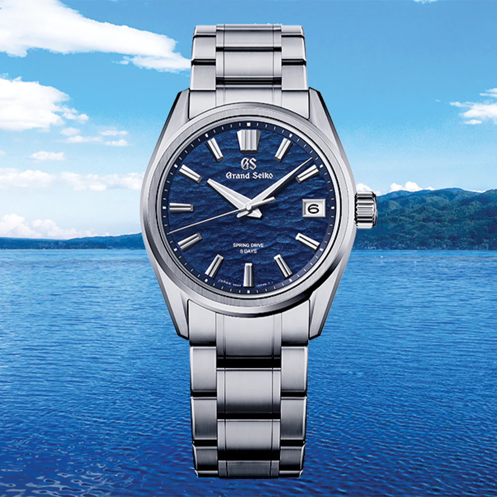 SLGA019 "Lake Suwa" Evolution 9 Spring Drive 5 Days 40mm - Blue on Bracelet - Image 2