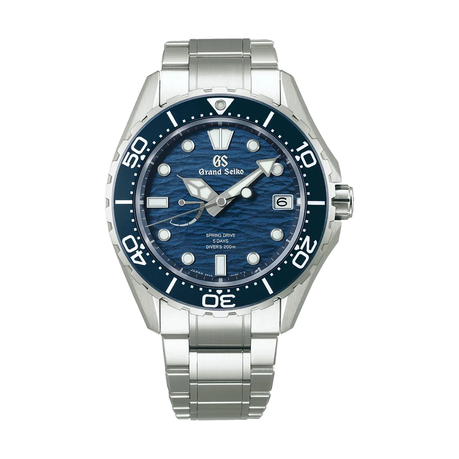 SLGA023 "Ushio" Evolution 9 Spring Drive 5 Days 43.8mm - Blue on Bracelet