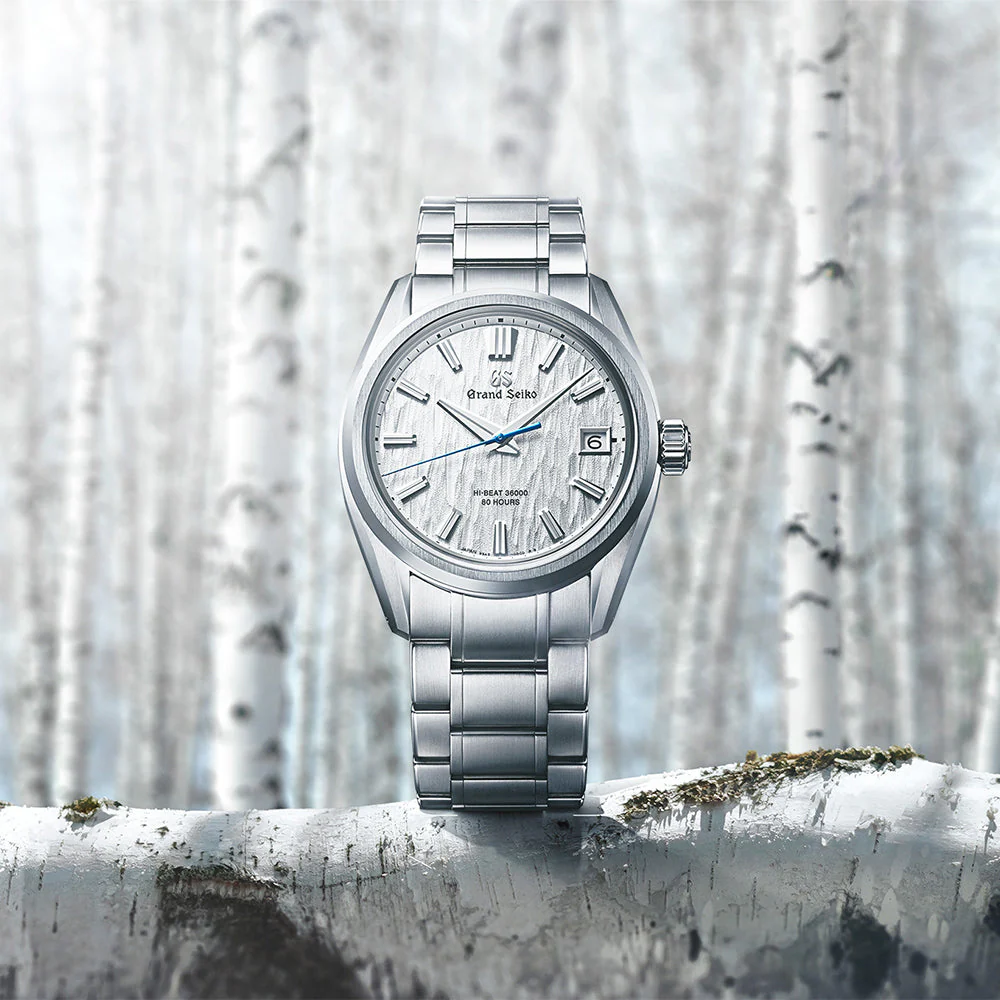 SLGH005 "White Birch" Evolution 9 Hi-Beat 36000 40mm - White on Bracelet - Image 2
