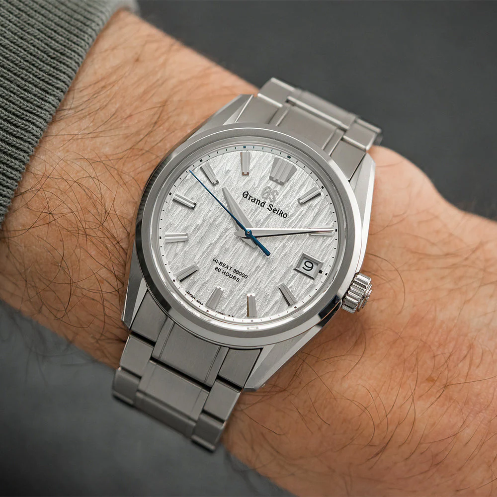 SLGH005 "White Birch" Evolution 9 Hi-Beat 36000 40mm - White on Bracelet - Image 3