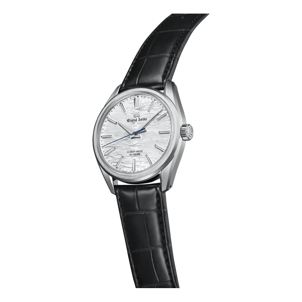 SLGW003 Evolution 9 Hi-Beat 36000 38.6mm - Silver on Leather Strap - Image 3