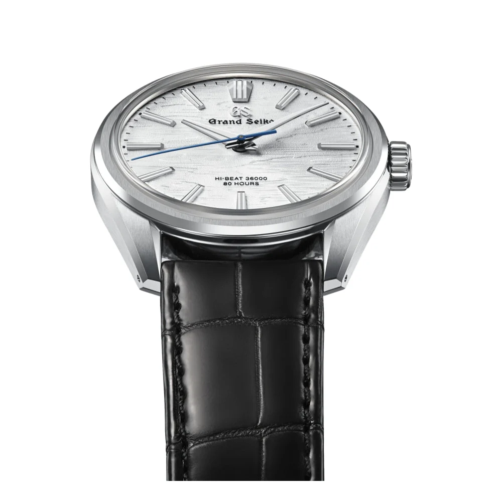 SLGW003 Evolution 9 Hi-Beat 36000 38.6mm - Silver on Leather Strap - Image 4