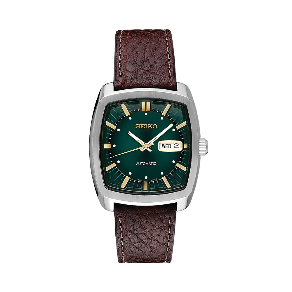 SNKP27 Recraft Series 39.5mm - Green on Leather Strap