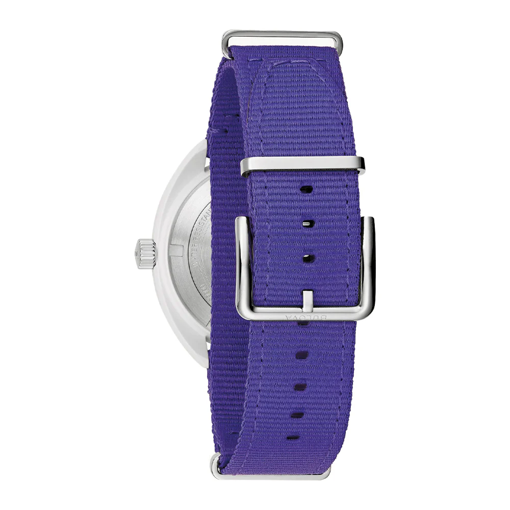 Oceanographer Snorkel Limited Edition Coral Ceramic 41mm - Teal on Tide Nylon Strap - Image 3
