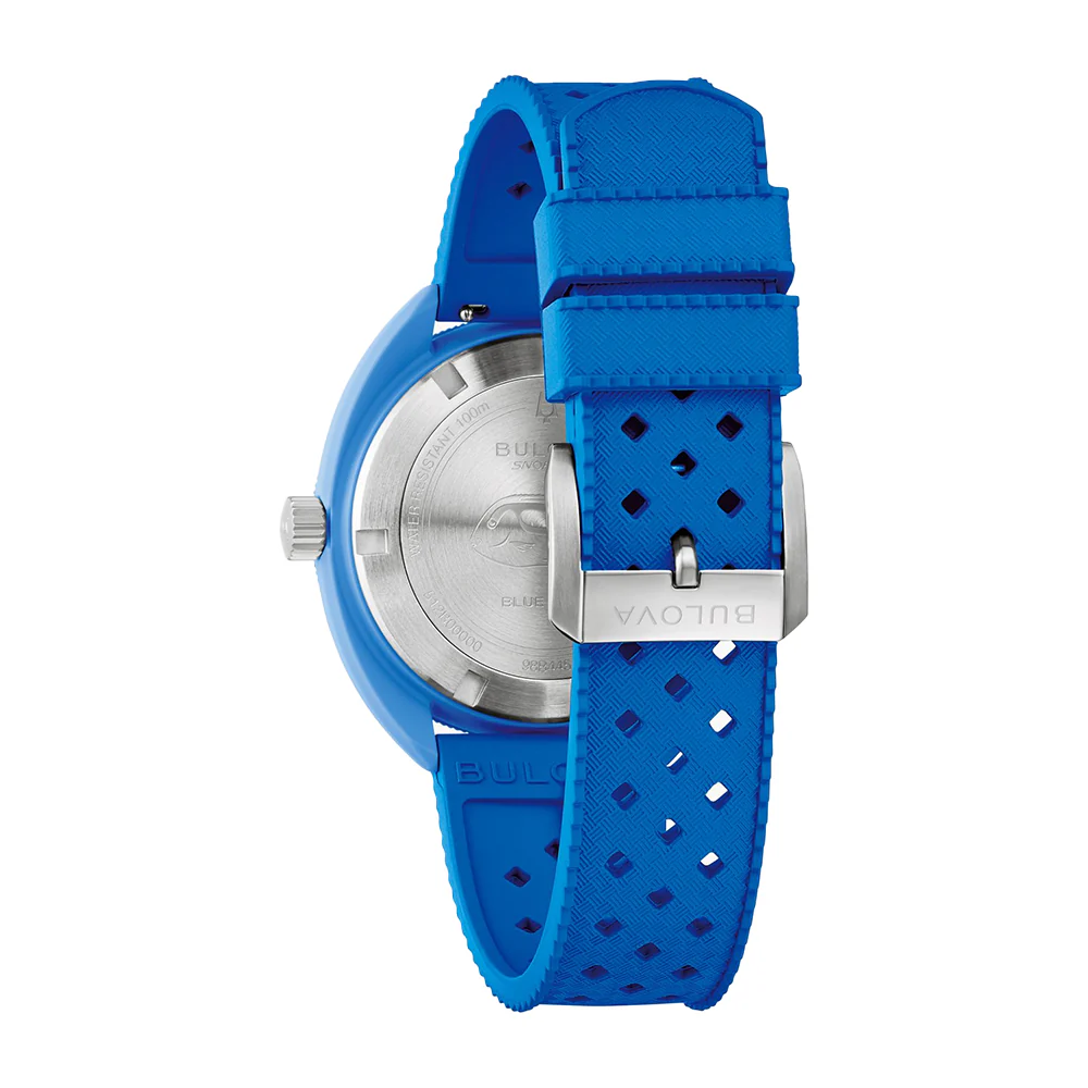 Snorkel Blue Tang Fish 41mm - Blue on Rubber Strap - Image 5
