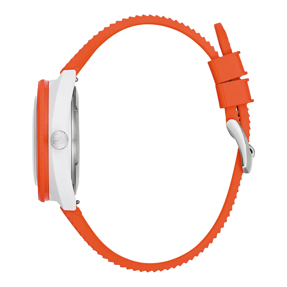 Snorkel Clownfish 41mm - White on Rubber Strap - Image 4