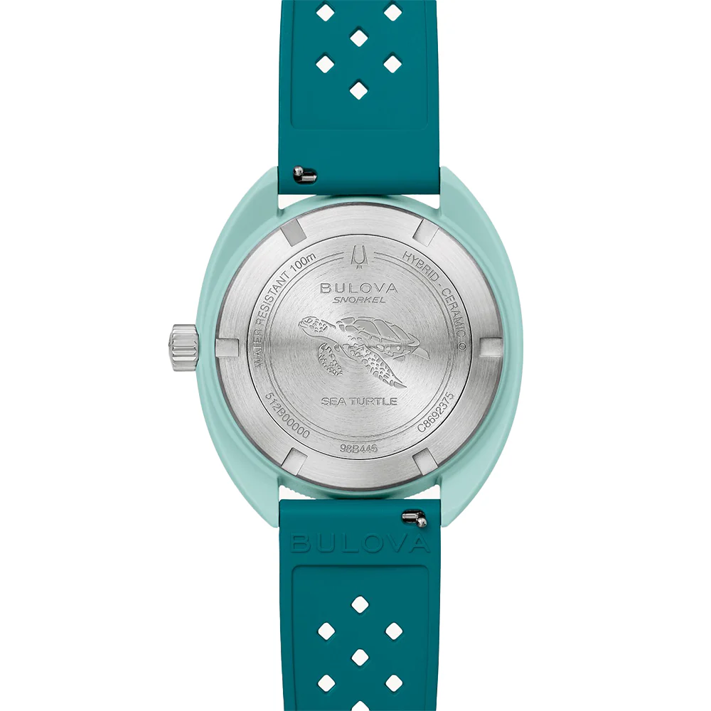 Snorkel Sea Turtle 41mm - Brown on Rubber Strap - Image 3