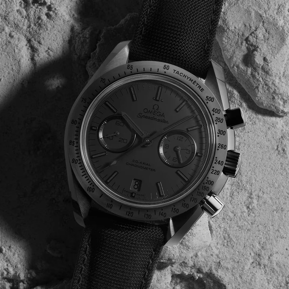 Speedmaster Dark Side Of The Moon Chronograph 44.25 mm - Black on Strap - Image 2