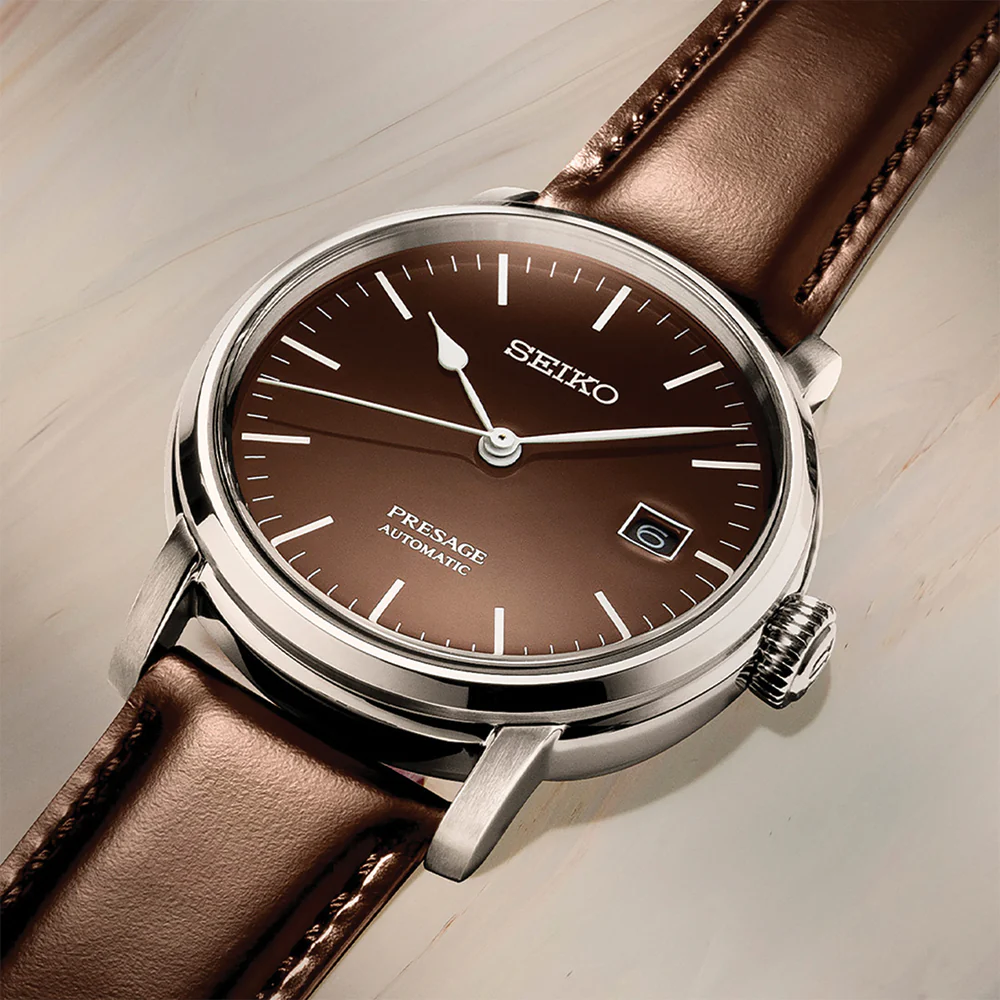 SPB115 Presage 39.9mm - Brown on Leather Strap - Image 2