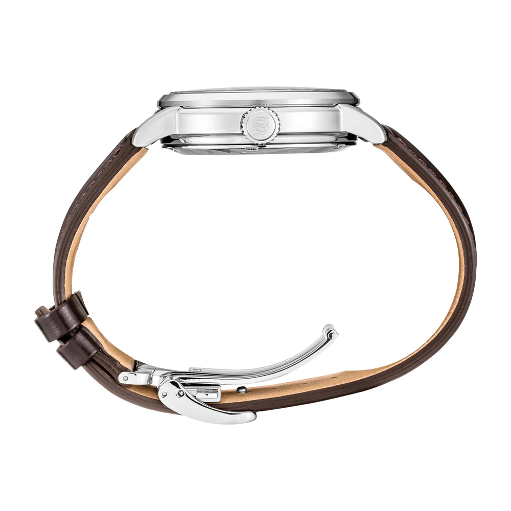 SPB115 Presage 39.9mm - Brown on Leather Strap - Image 4
