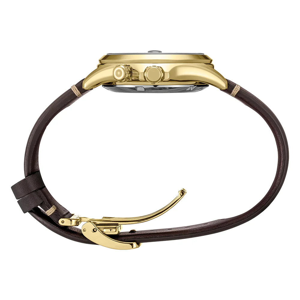 SPB210 Prospex Alpinist Automatic Gold 39.5mm - Green on Leather Strap - Image 4