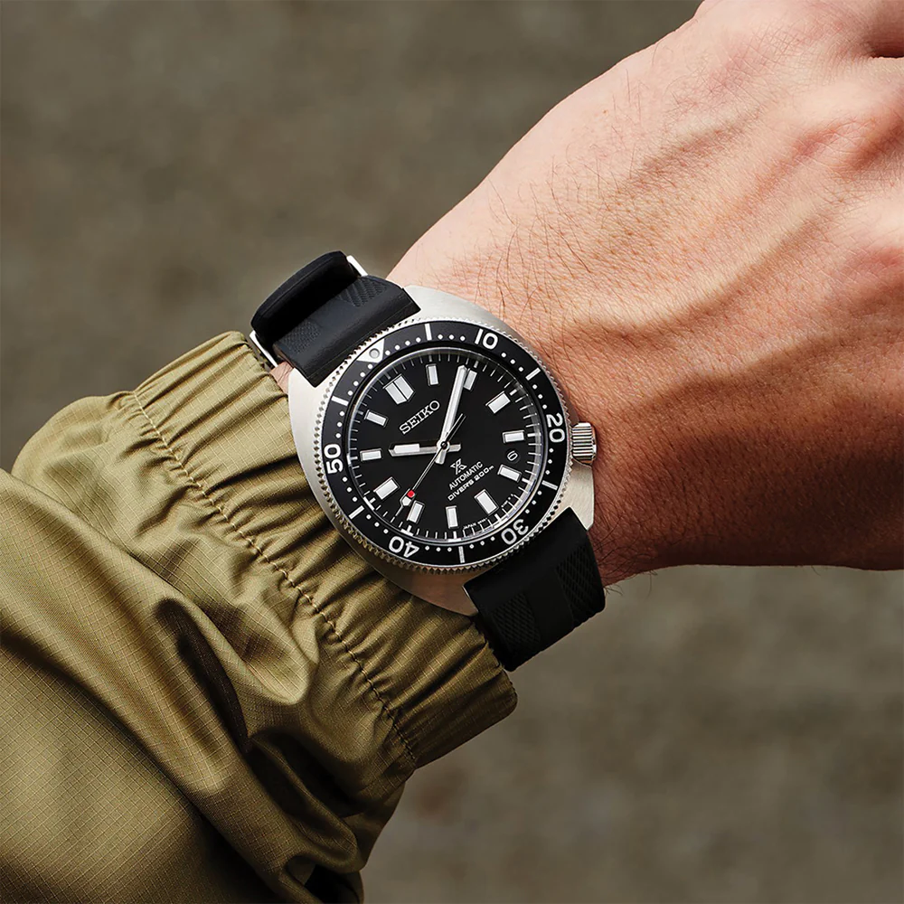 SPB317 Prospex Automatic Diver 41mm - Black on Rubber Strap - Image 3