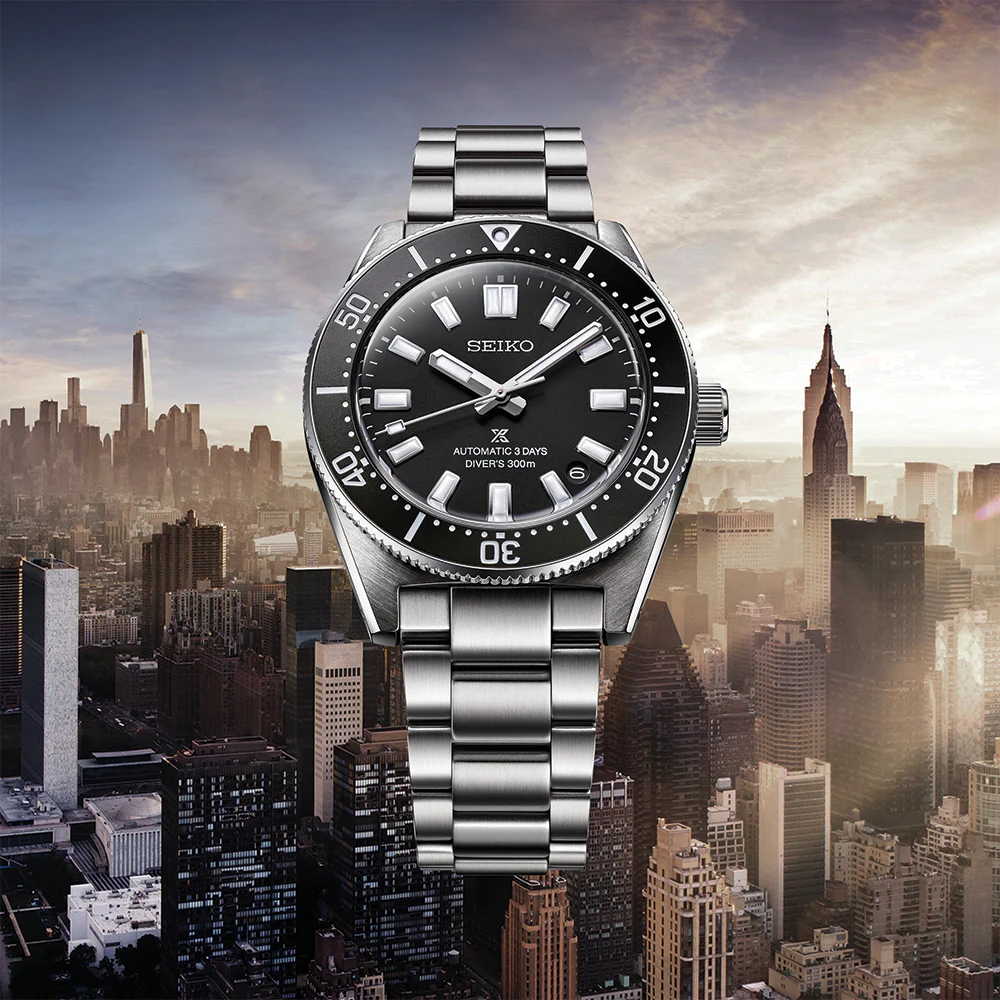 SPB453 Prospex 1965 Heritage Diver 40mm - Black on Bracelet - Image 2